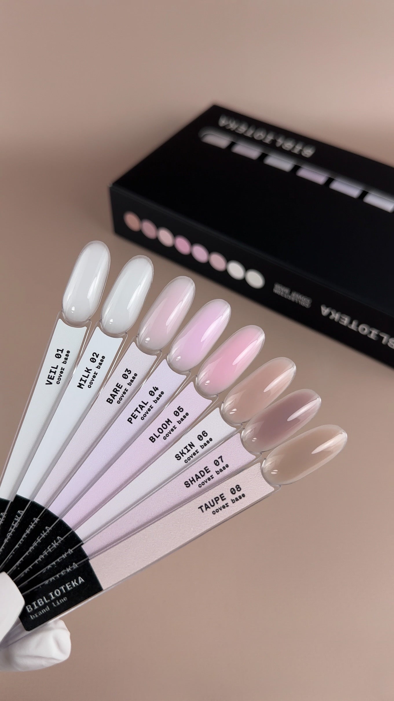 BIBLIOTEKA Cover Base № 07 Shade – Rose-beige froid, 10 ml