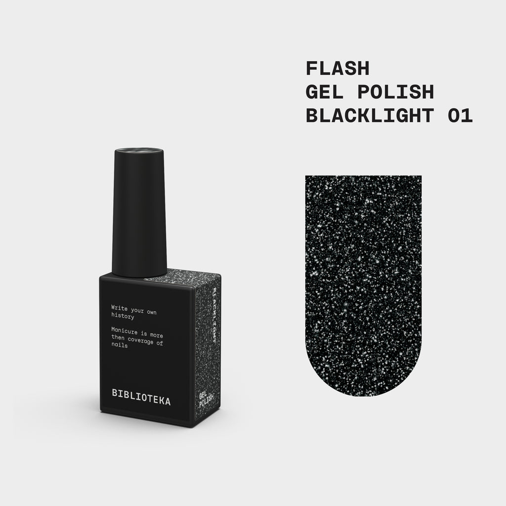 BIBLIOTEKA Flash Gel Polish Nr. 01 Blacklight.