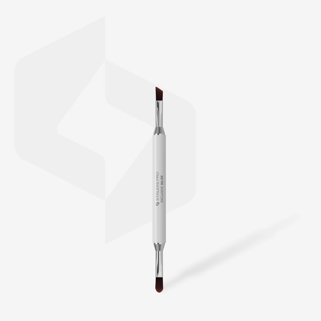 STALEKS EXCLUSIVE 06/09 Doppelseitiger Pinsel für Gel 11 mm / für Gel 9 mm