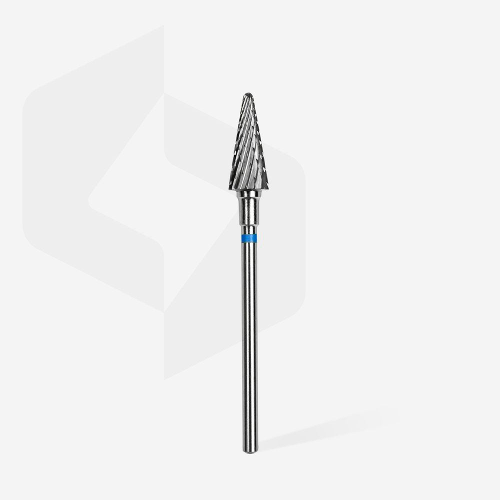 Carbide Bur Cone Blue – EXPERT, Head Ø 6 mm, Working Part 14 mm