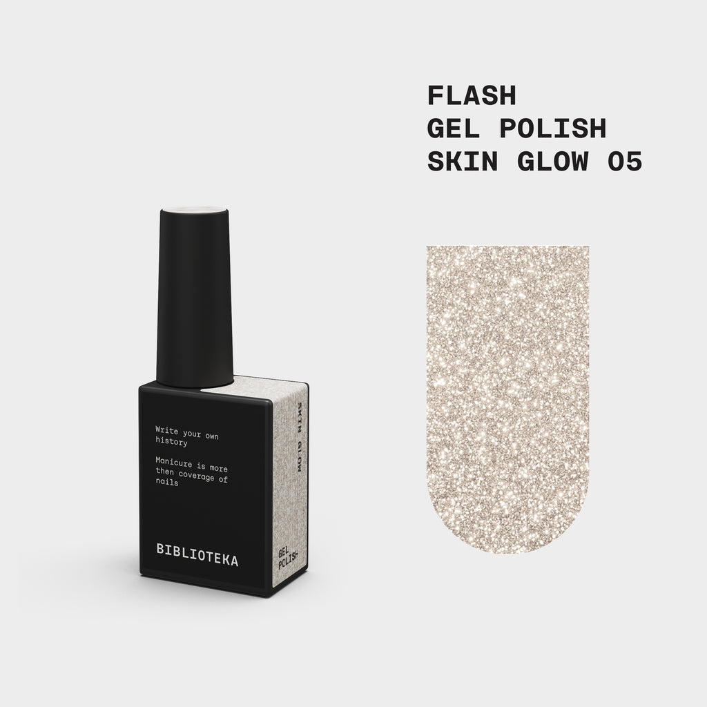 BIBLIOTEKA Flash Gel Polish Nr. 05 Skin Glow.
