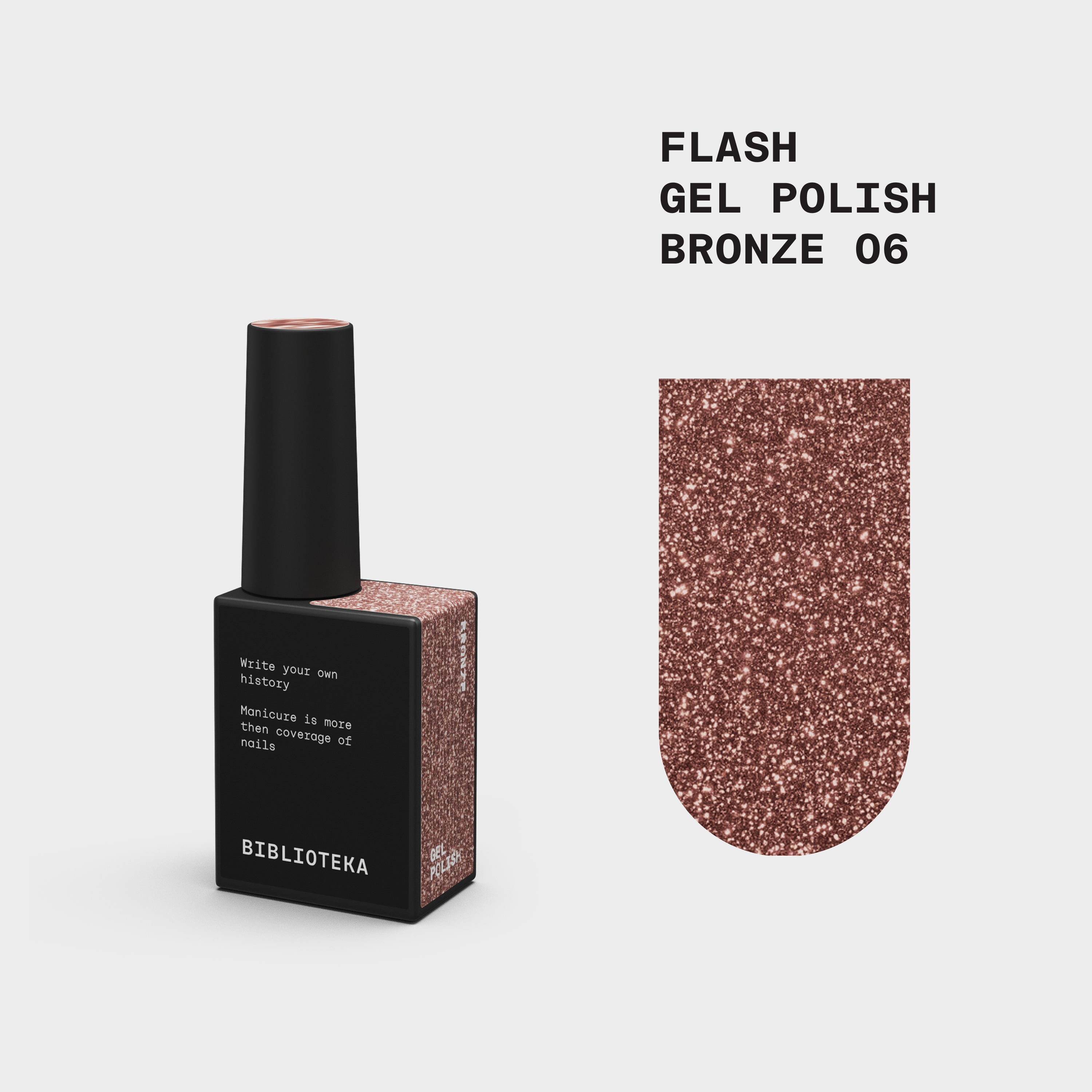 BIBLIOTEKA Flash Gel Polish Nr. 06 Bronze.