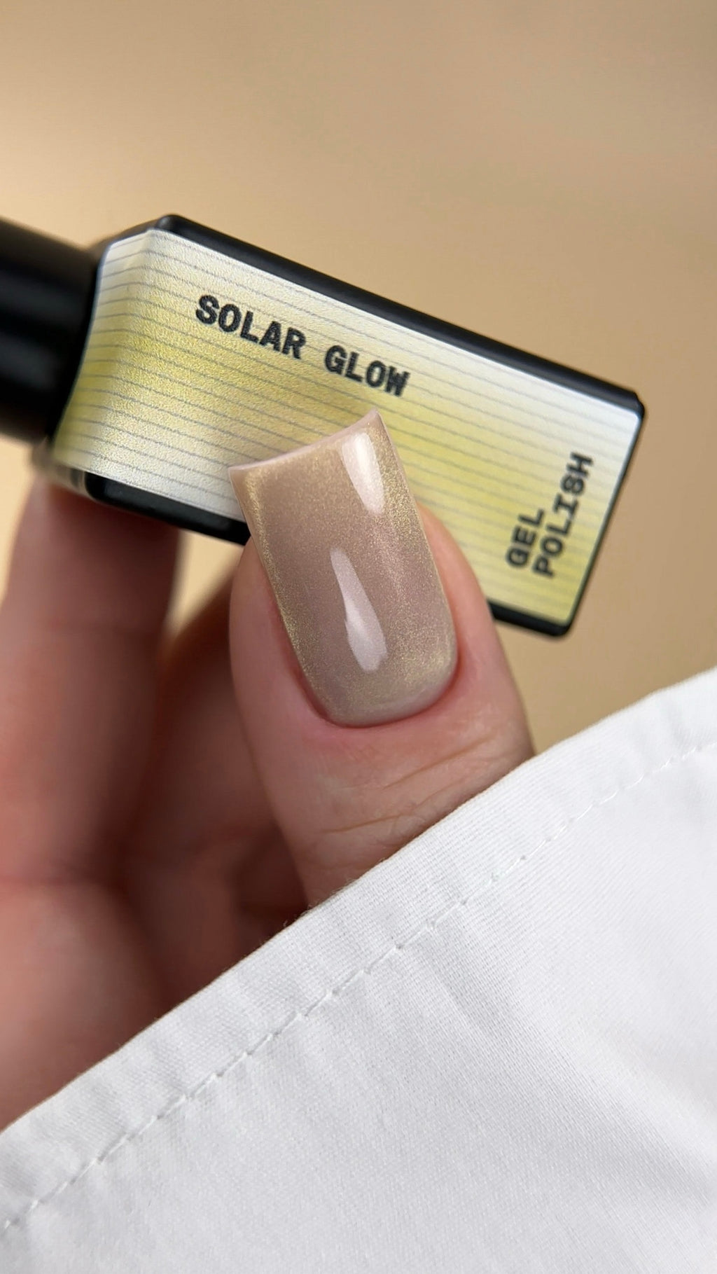 BIBLIOTEKA gel polish cat eye RAYS 10 Solar glow, 10 ml