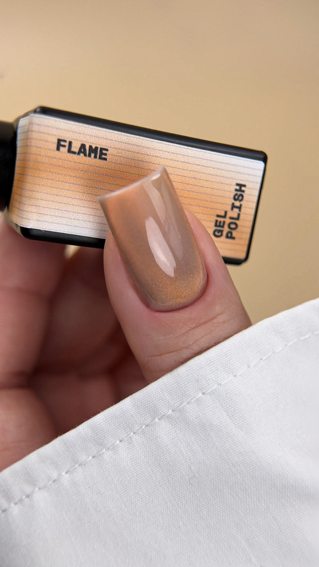 BIBLIOTEKA gel polish cat eye RAYS 11 Flame, 10 ml