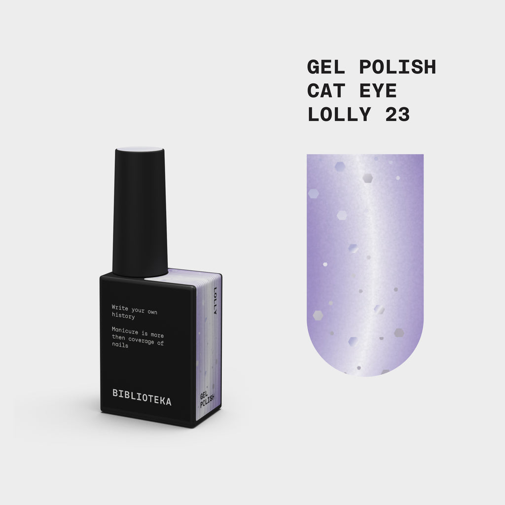BIBLIOTEKA gel polish cat eye DROPS 23 Lolly, 10 ml