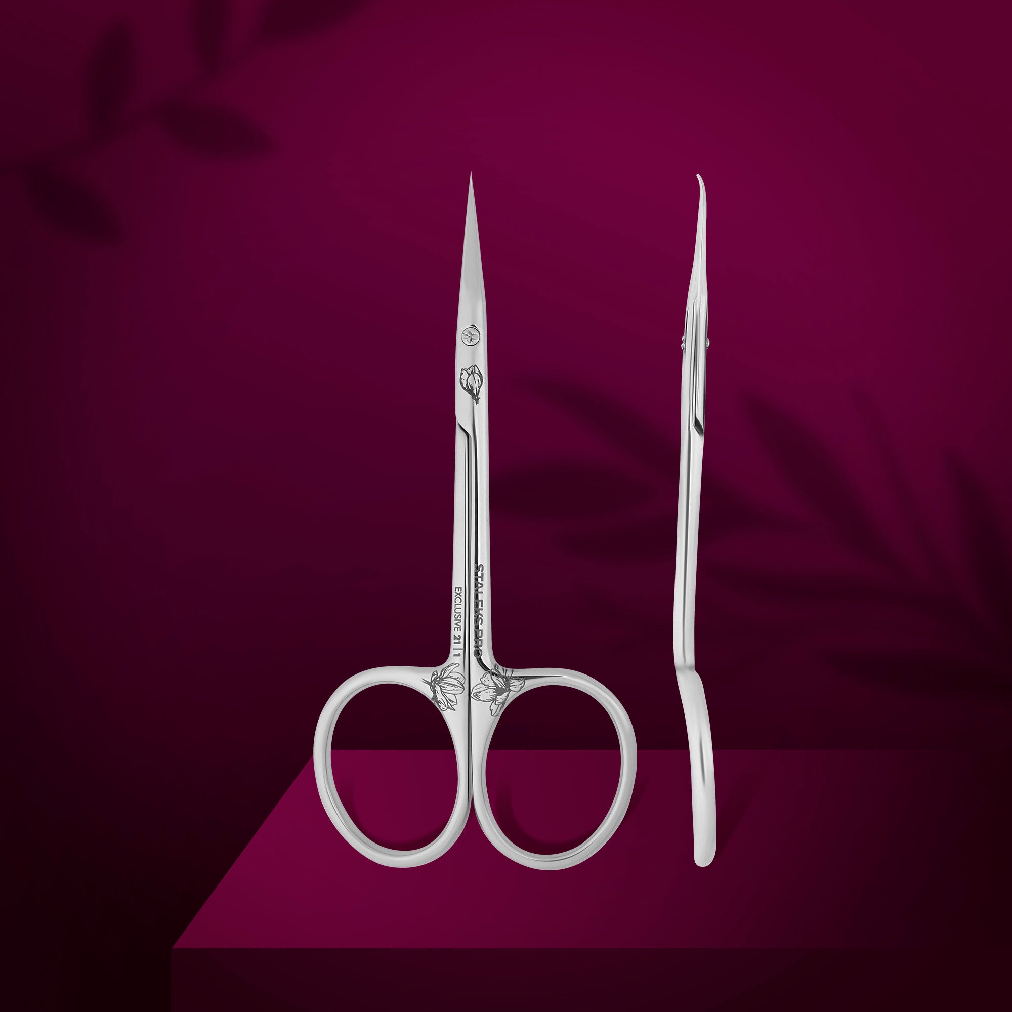 Professionelle Nagelhautschere Mit Haken EXCLUSIVE 21 Typ 1 (Magnolia)