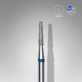 Fraise diamantée "Tronc de cône" bleue, diamètre 1.8 mm / partie travaillante 8 mm
