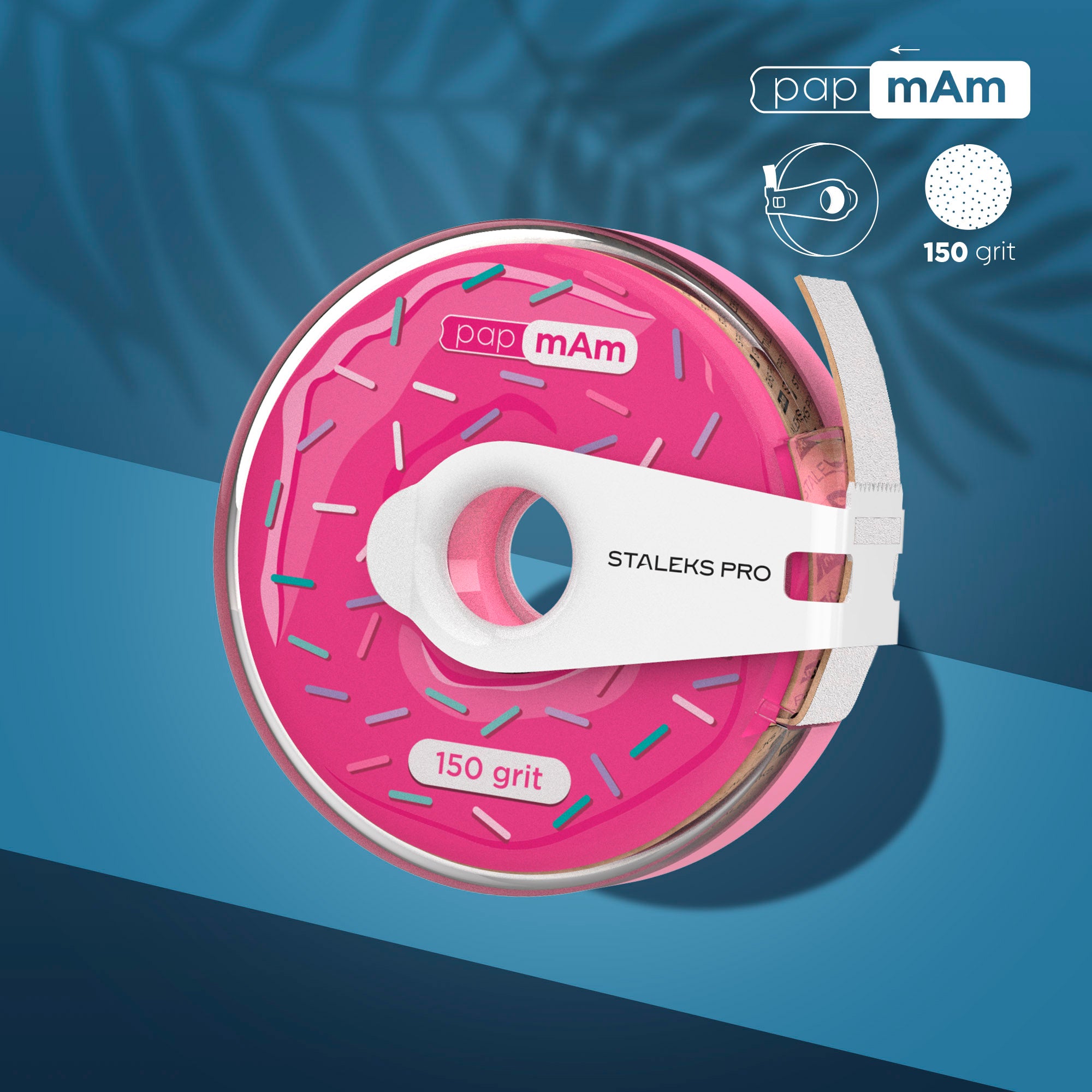 Bande abrasive jetable PapmAm EXPERT en rouleau, grain 150