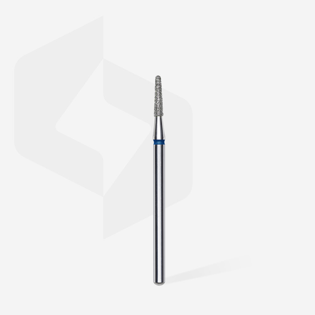 Fraise diamantée "Tronc de cône" bleue, diamètre 1.8 mm / partie travaillante 8 mm