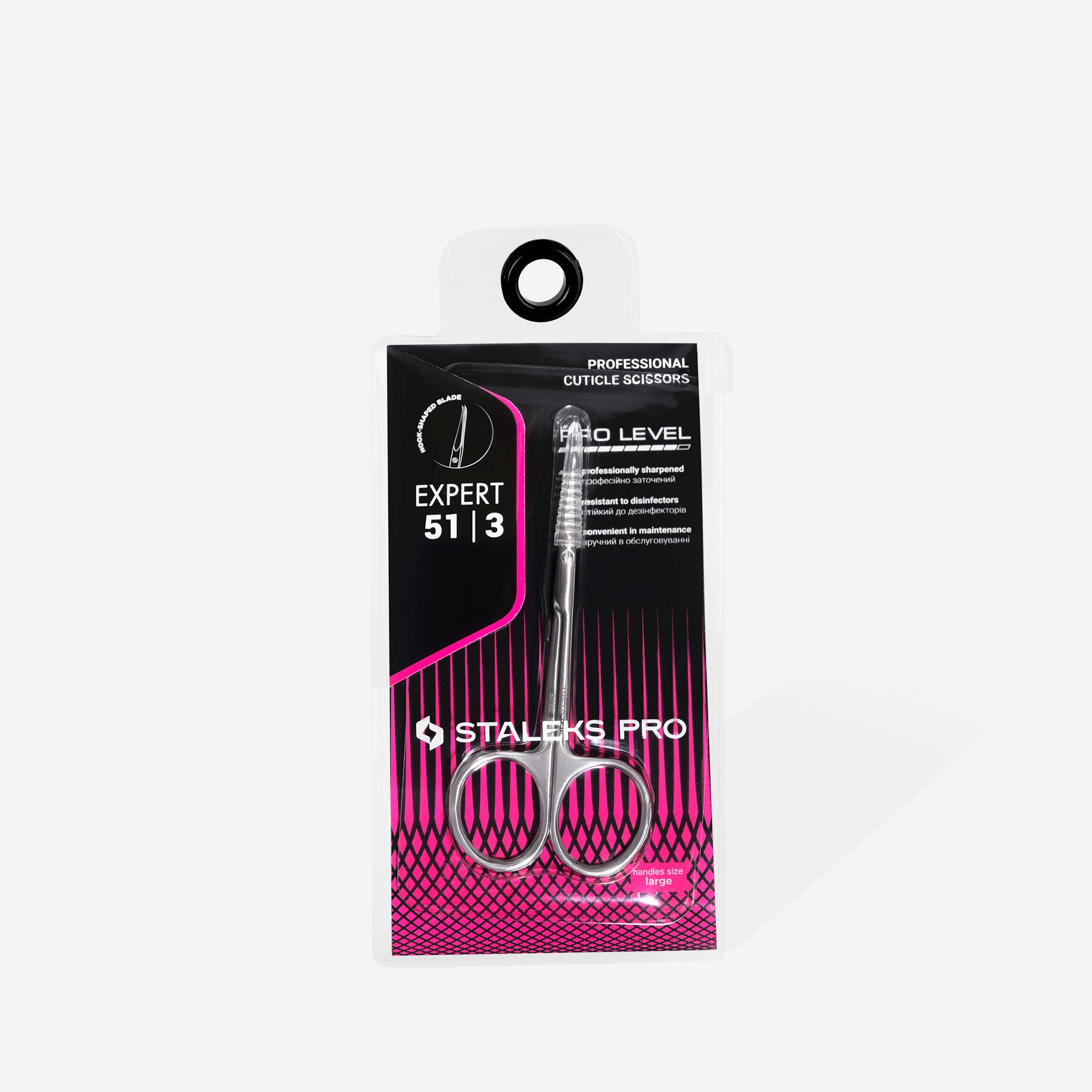Professional Cuticle Scissors With Hook EXPERT 51 Type 3