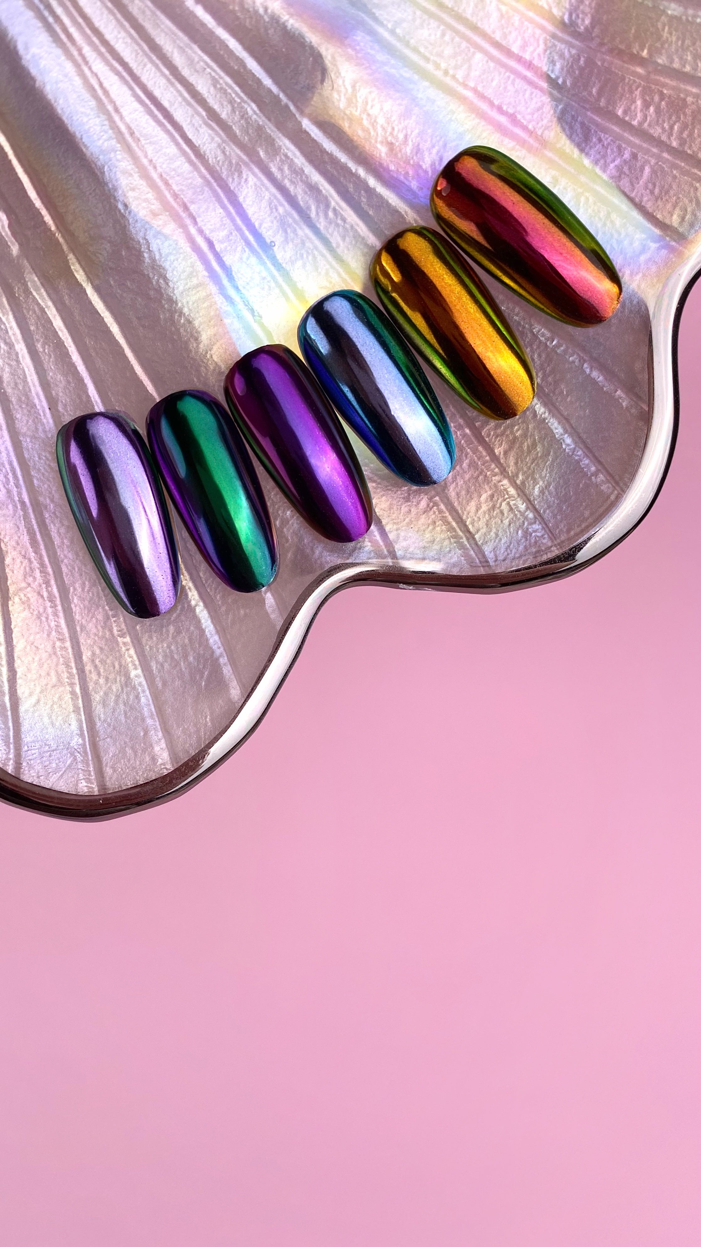 Lunamoon Aphrodite Nail Powder Set 6pcs