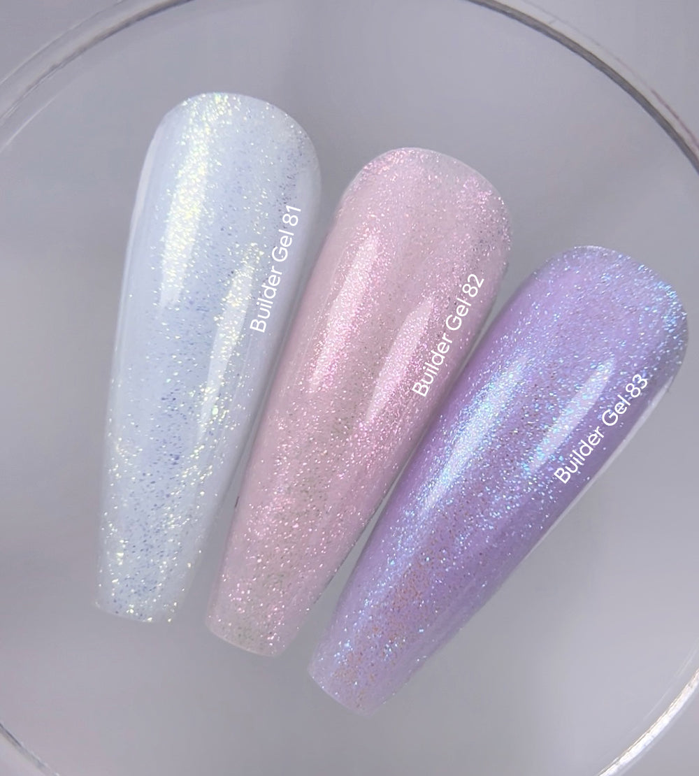 NAILSOFTHEDAY Builder Gel 82 – Pink Builder Gel with Shimmer for Nail Extension.