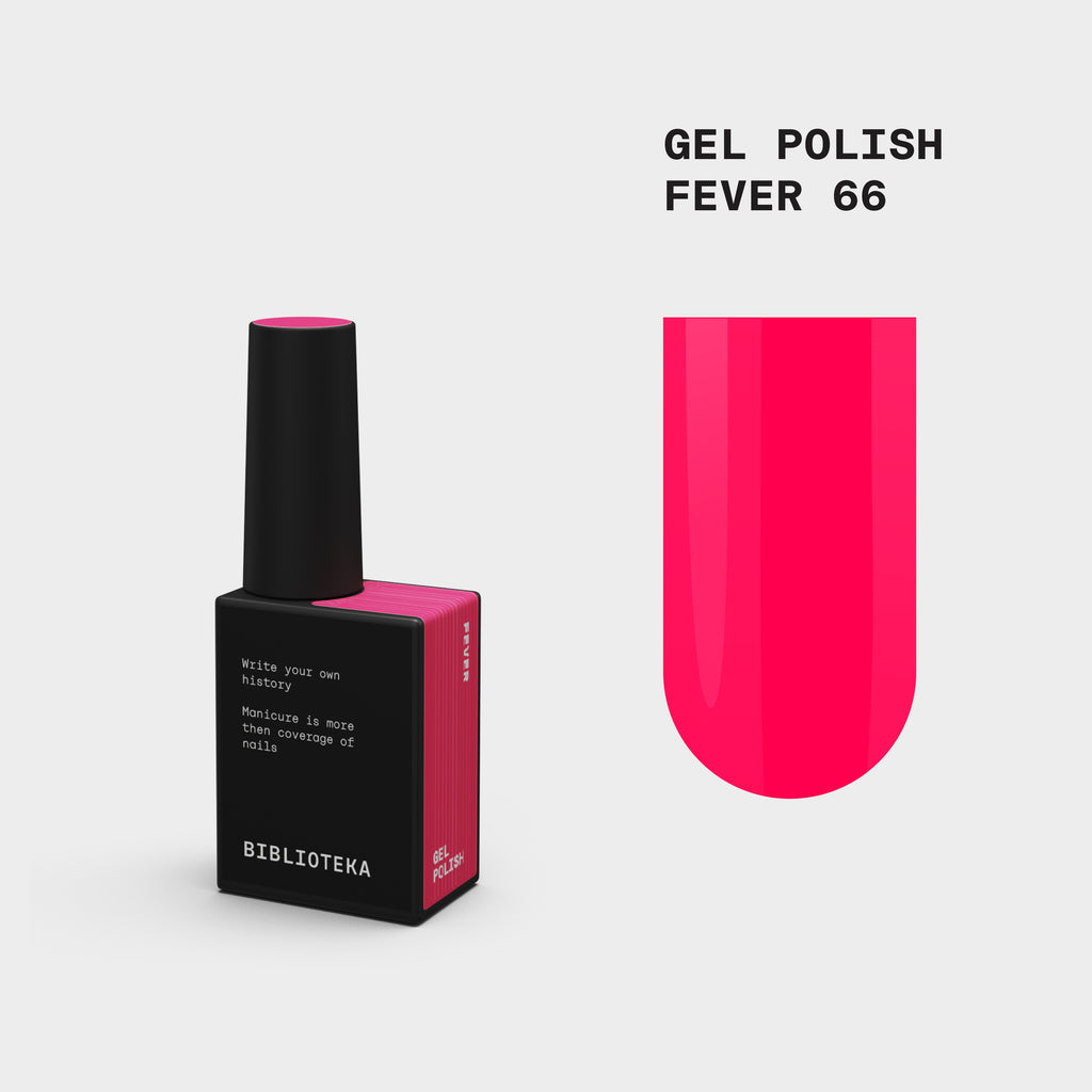 BIBLIOTEKA gel Polish 66 Fever, 10 ml