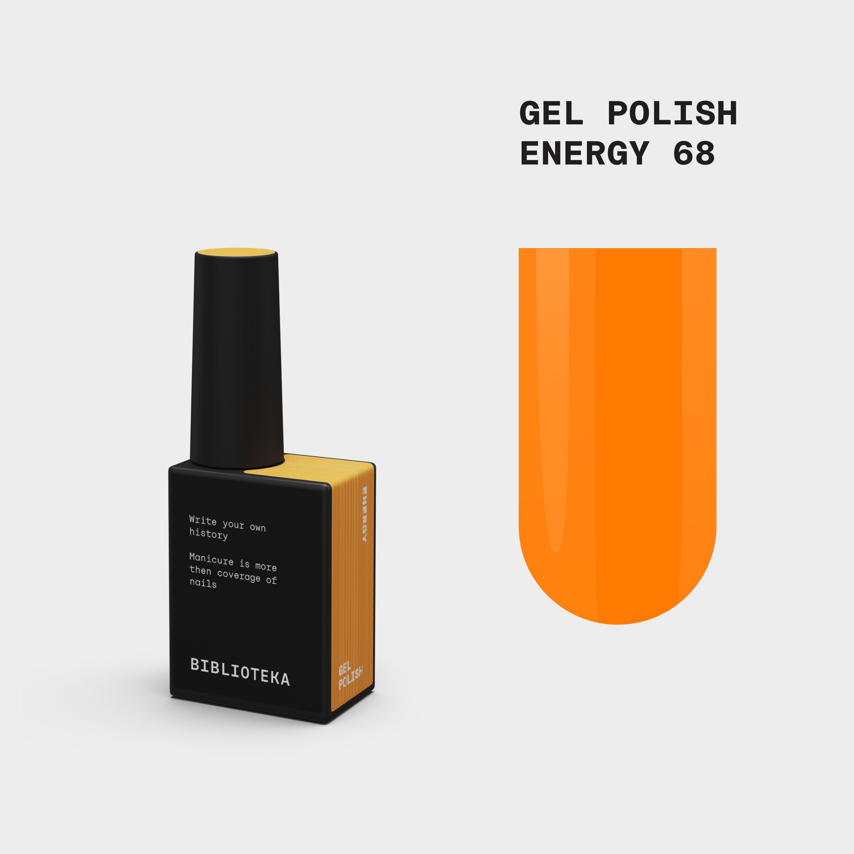 BIBLIOTEKA gel Polish 68 Energy, 10 ml