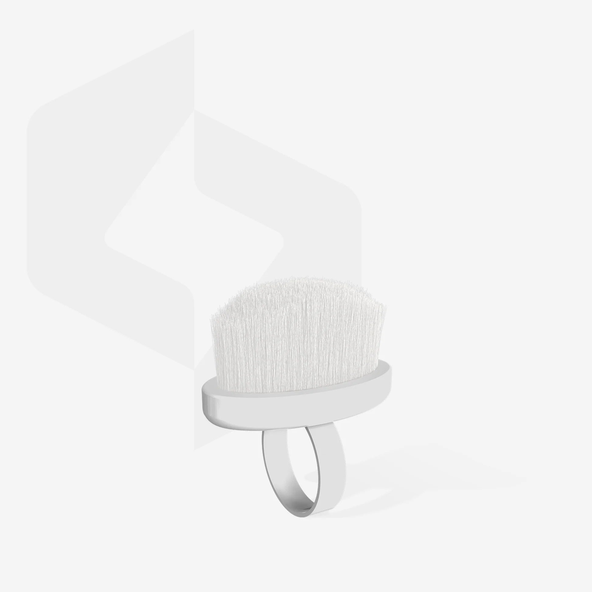 STALEKS EXPERT 03 Mini – Maniküre-Ringbürste zum Entfernen von Staub (10 Stück)