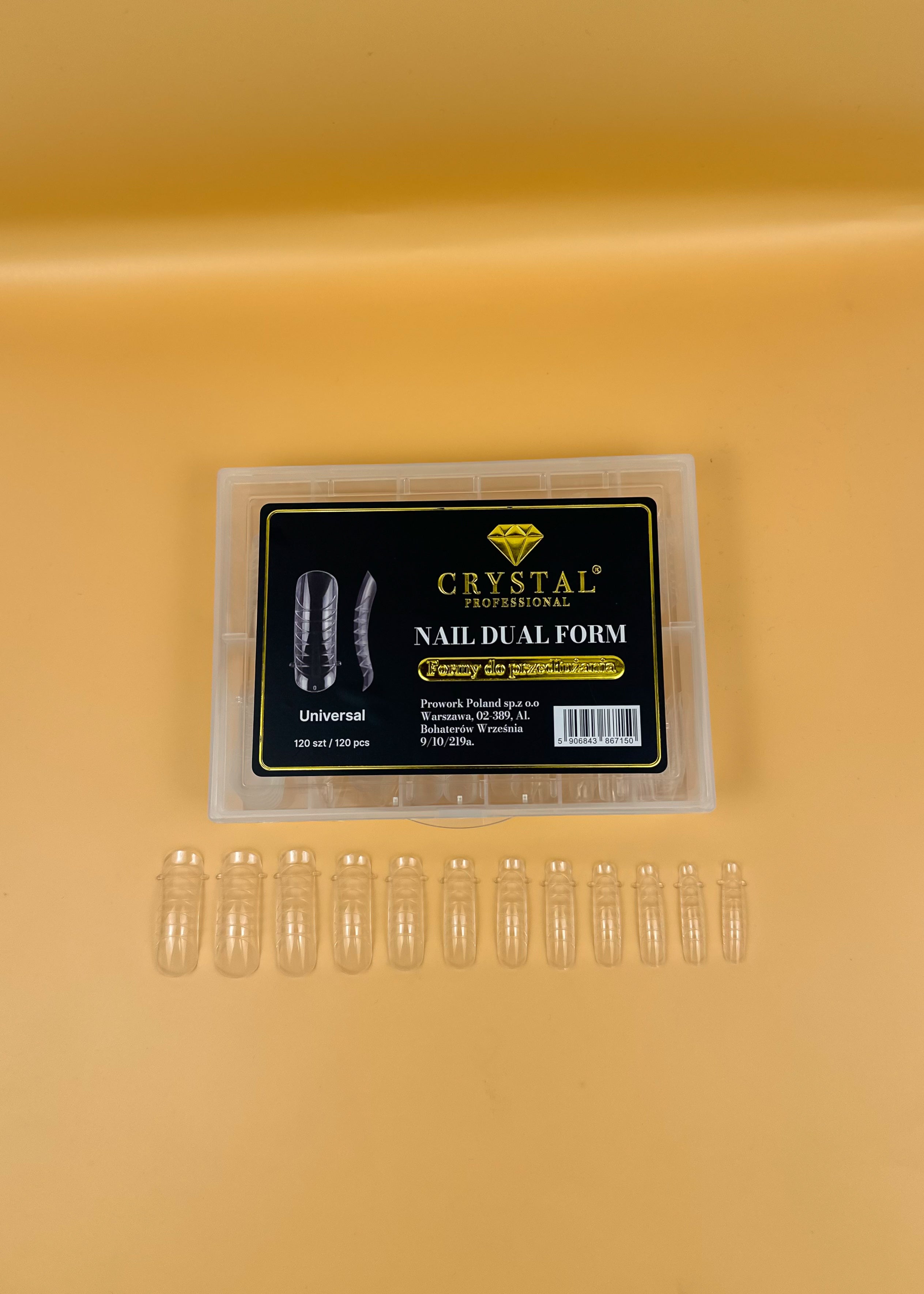 Upper Nail Forms Crystal Professional Nail Dual Form - Universal