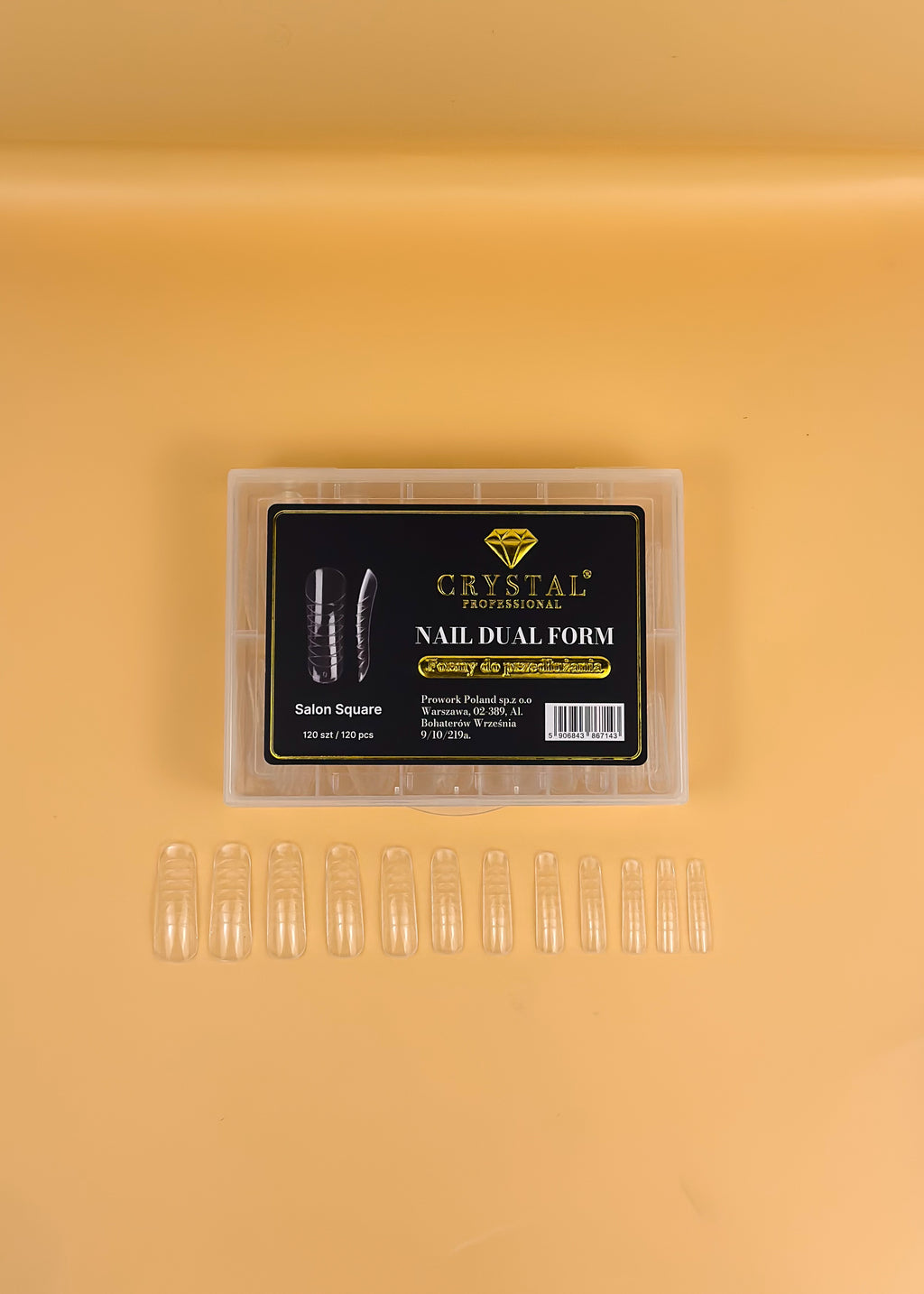 Formes à ongles supérieures Crystal Professional Nail Dual Form – Salon Carré