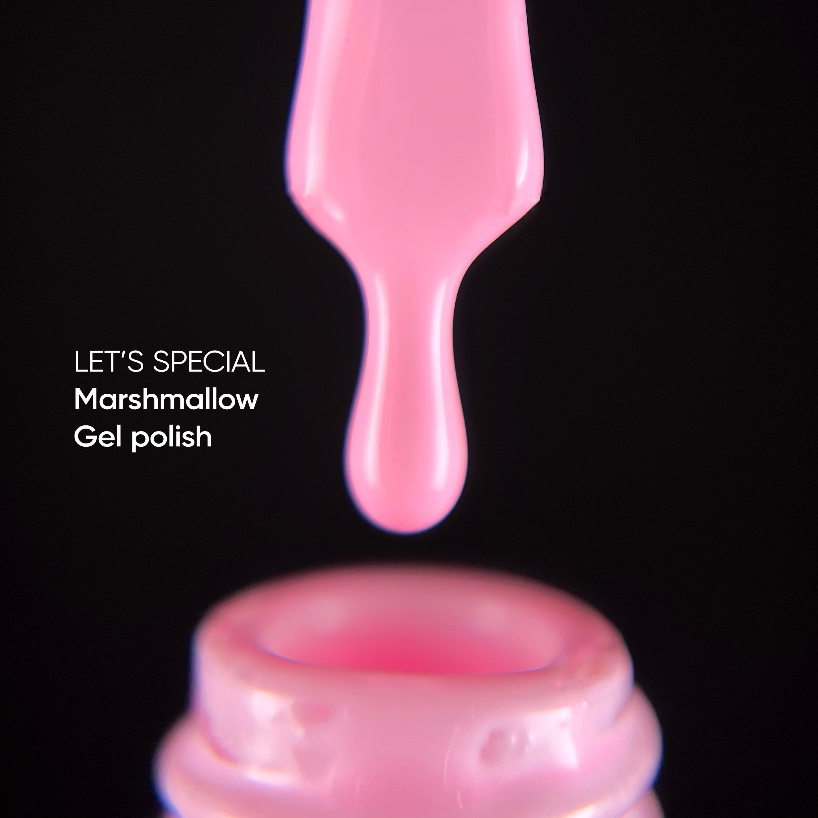 NAILSOFTHEDAY Gel Polish Marshmallow – delicate pink gel nail polish, opaque in one coat.
