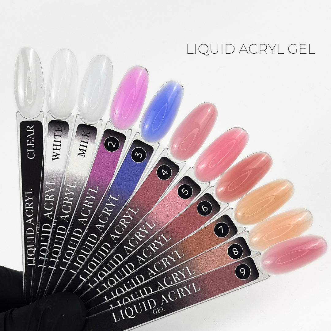Liquid Acrylic Gel #Milk HEMA & TPO Free