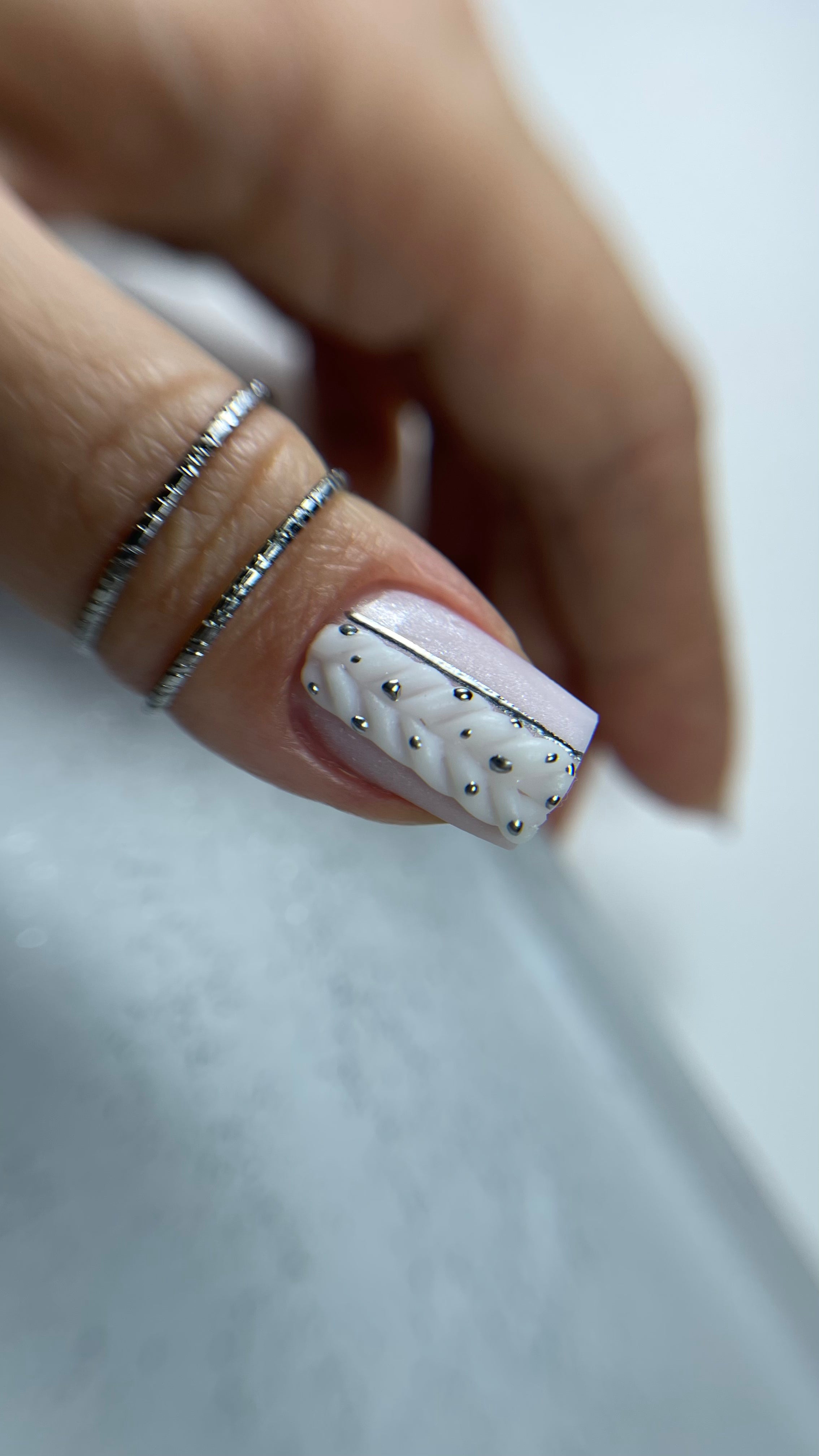 NAILSOFTHEDAY Love is Clear – transparent modeling gel for creating 3D nail designs.