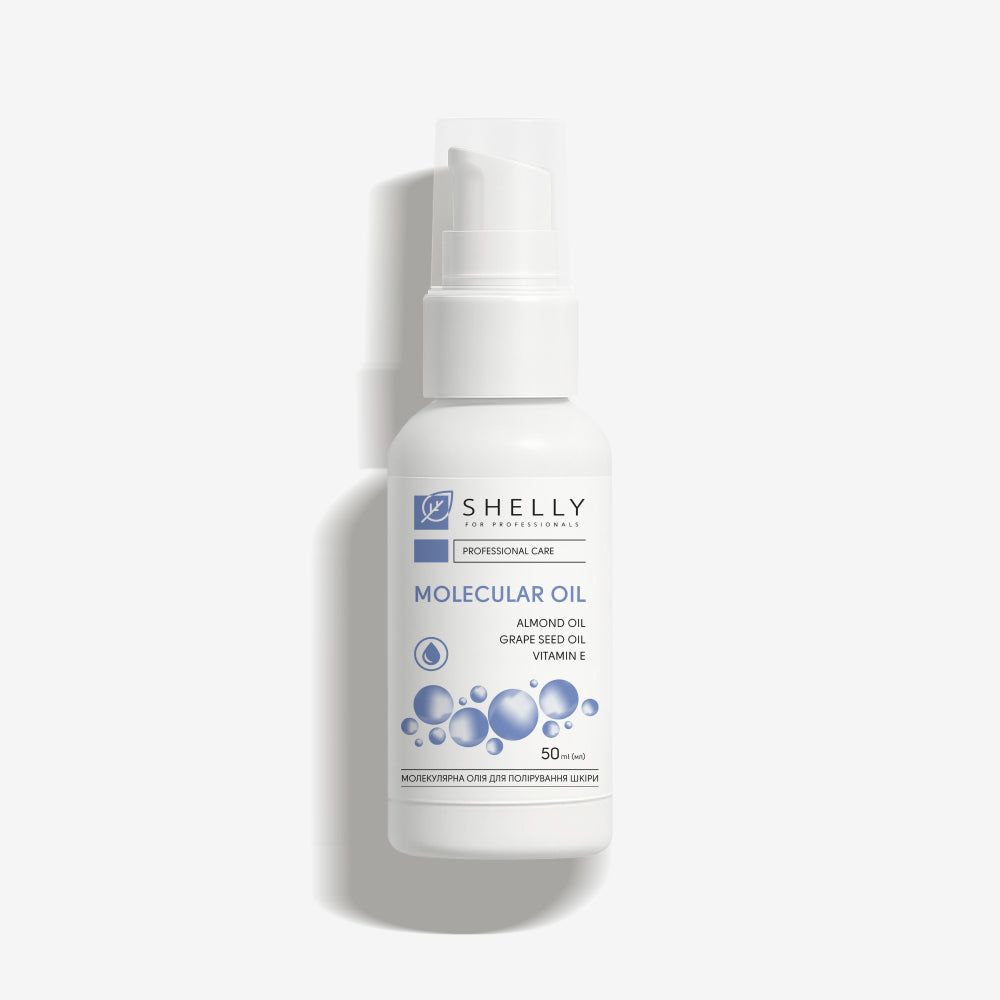 Shelly Molecular Oil for skin polishing.