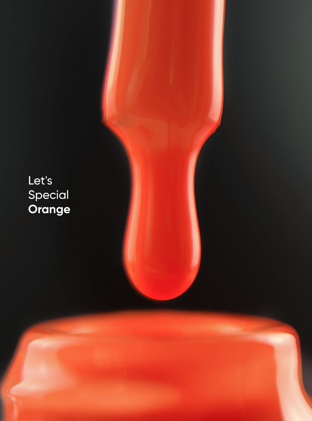 NAILSOFTHEDAY Gel Polish Orange – vernis à ongles gel orange, couvrant en une couche.