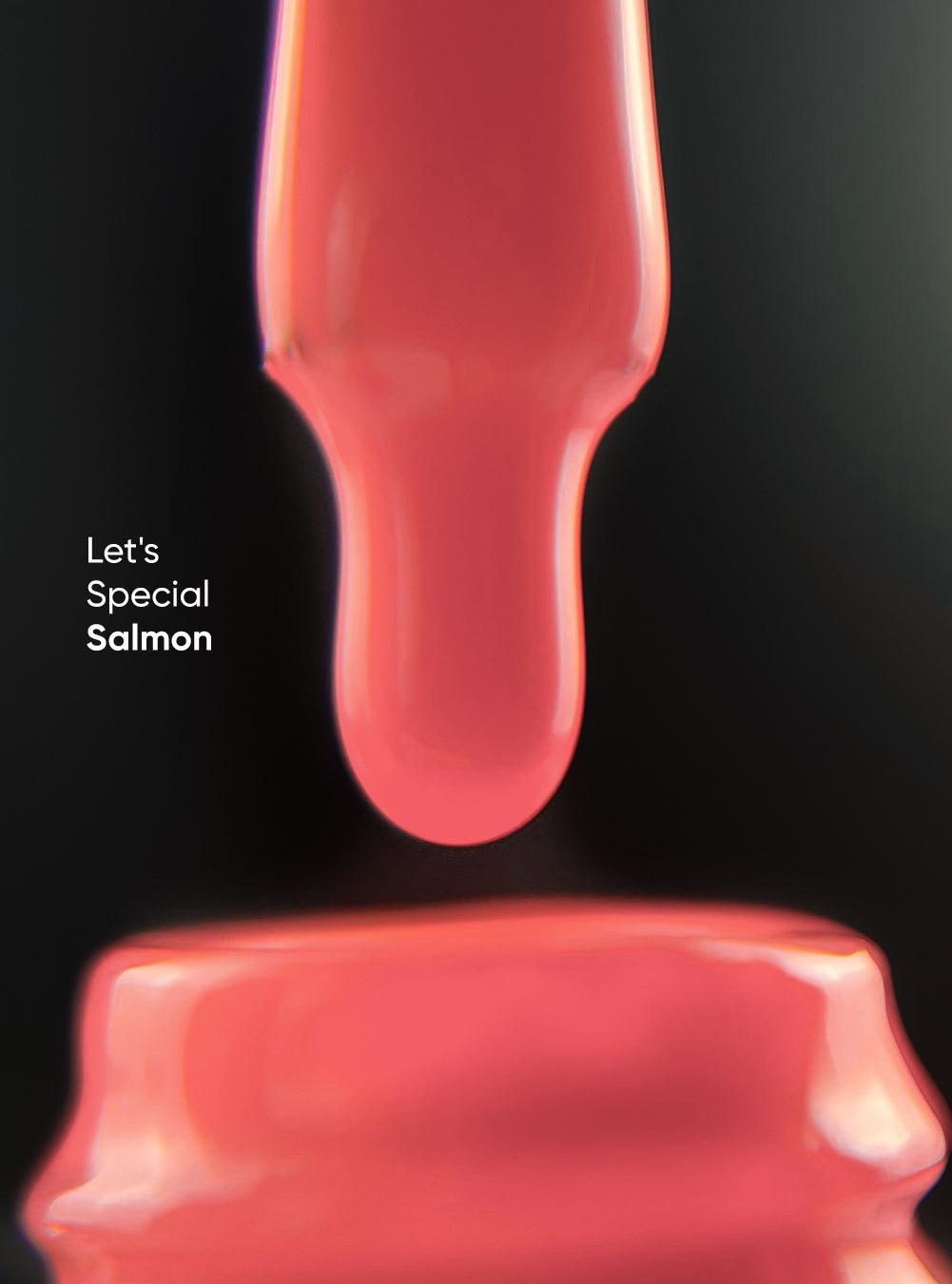 NAILSOFTHEDAY Gel Polish Salmon – lachsfarbener Gel-Nagellack, deckend in einer Schicht.