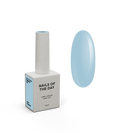 Vernis semi-permanent NAILSOFTHEDAY Puresky 302 – vernis gel bleu pastel, couvrant en une couche.