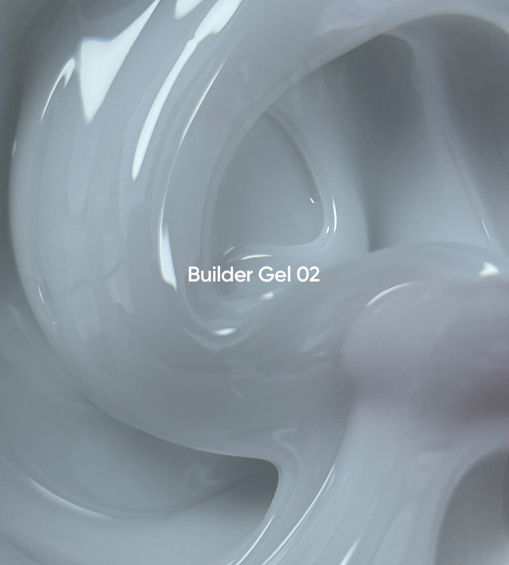 NAILSOFTHEDAY Builder Gel 02 – white-milky builder gel for nail extensions.