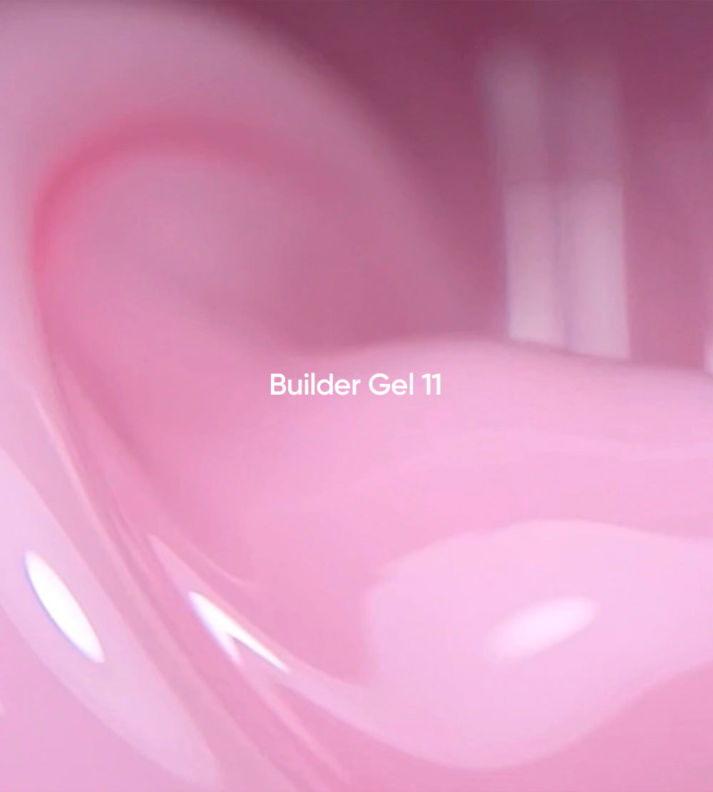 NAILSOFTHEDAY Builder Gel 11 – gel de construction rose clair pour extension d'ongles.