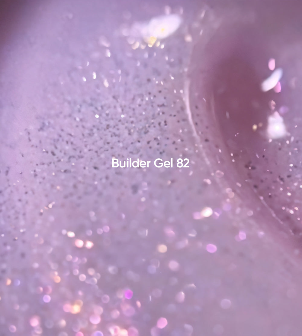 NAILSOFTHEDAY Builder Gel 82 – Pink Builder Gel with Shimmer for Nail Extension.