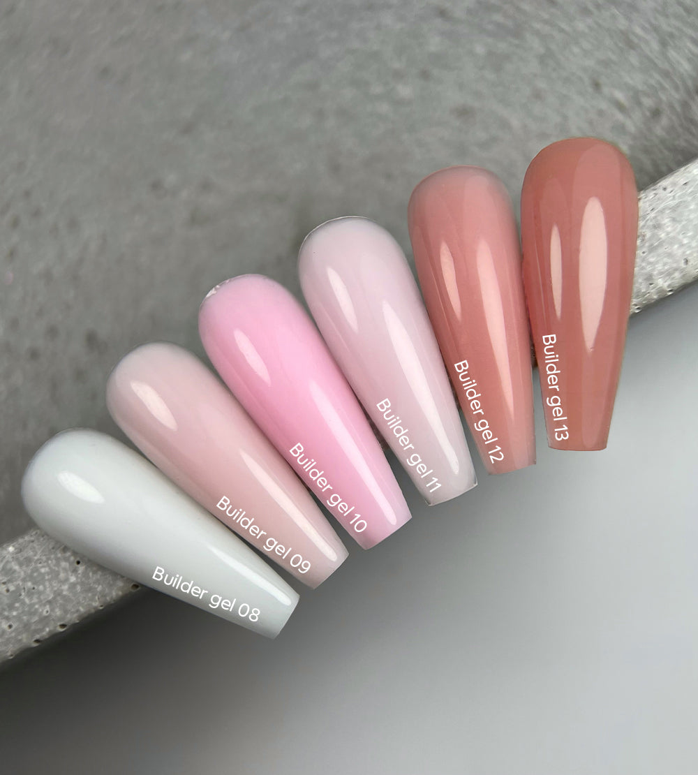 NAILSOFTHEDAY Builder Gel 11 – gel de construction rose clair pour extension d'ongles.