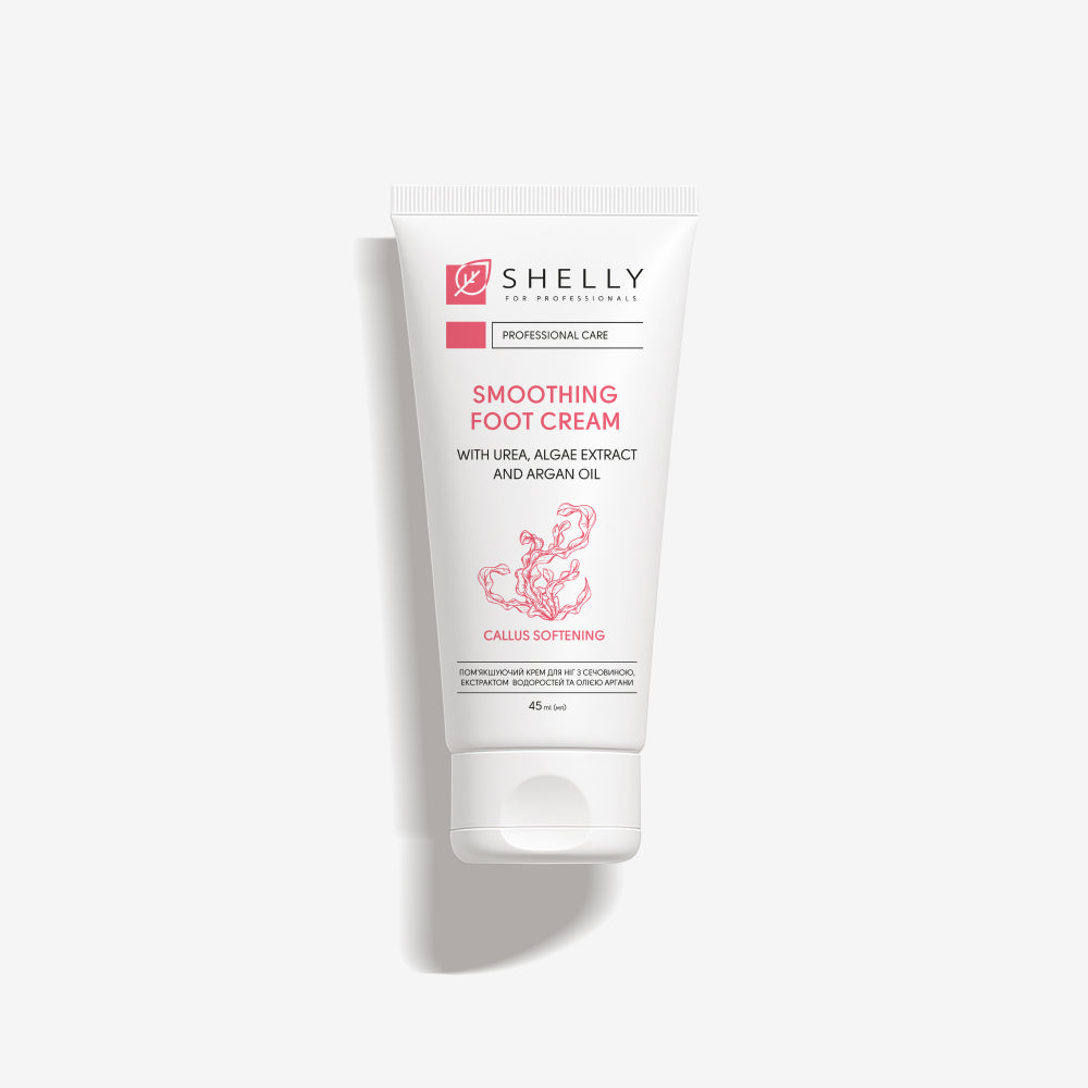 Softening Foot Cream with Urea, Algae Extract, and Argan Oil Shelly.