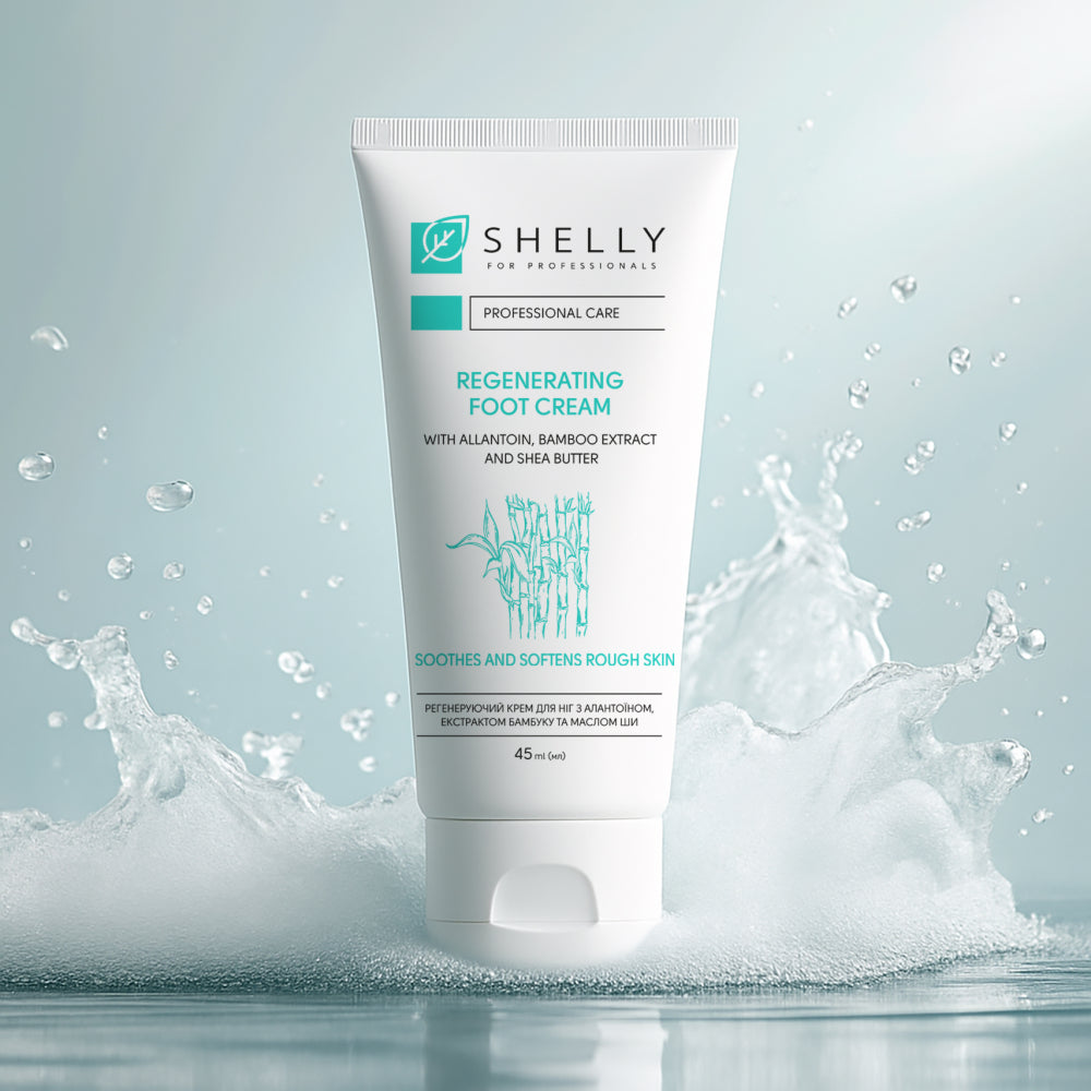 Regenerating foot cream with allantoin, bamboo extract and shea butter Shelly.