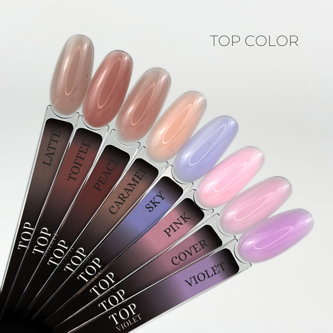 Top Toffee Crystal Professional — kaschierender Hybrid-Top UV/LED HEMA- & TPO-frei