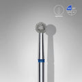 Fraise diamantée "Bille" bleue, diamètre 4 mm
