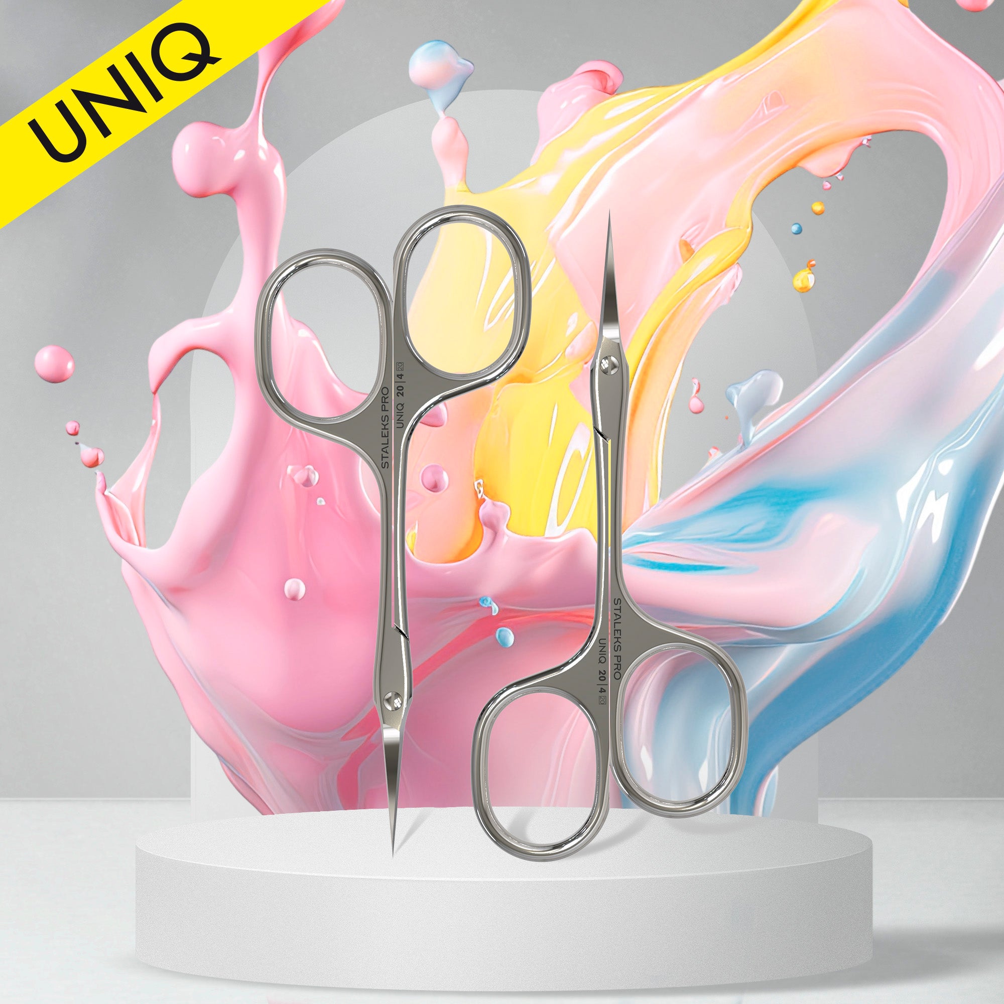 Professionelle Nagelhautschere "Asymmetric" UNIQ 20 TYPE 4