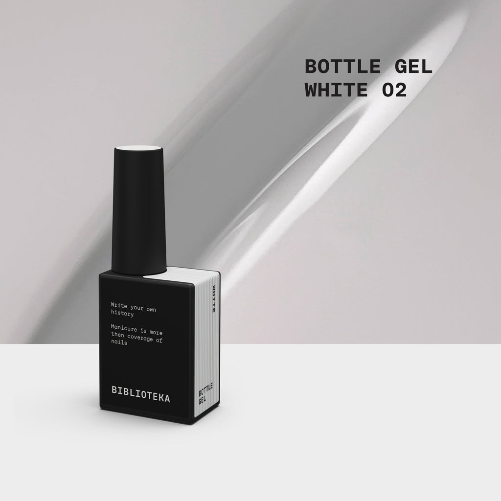 BIBLIOTEKA Bottle gel 02 White, 10 ml