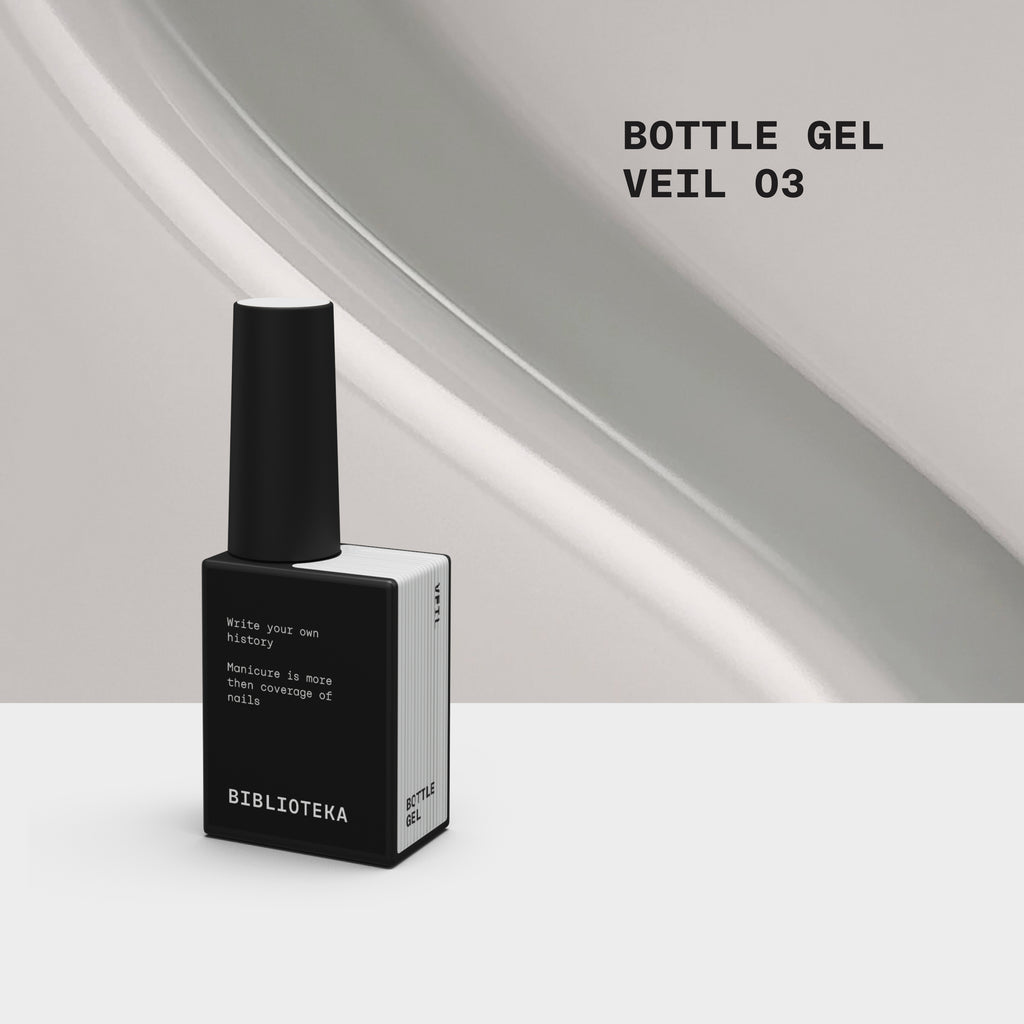 BIBLIOTEKA Bottle gel 03 Veil, 10 ml