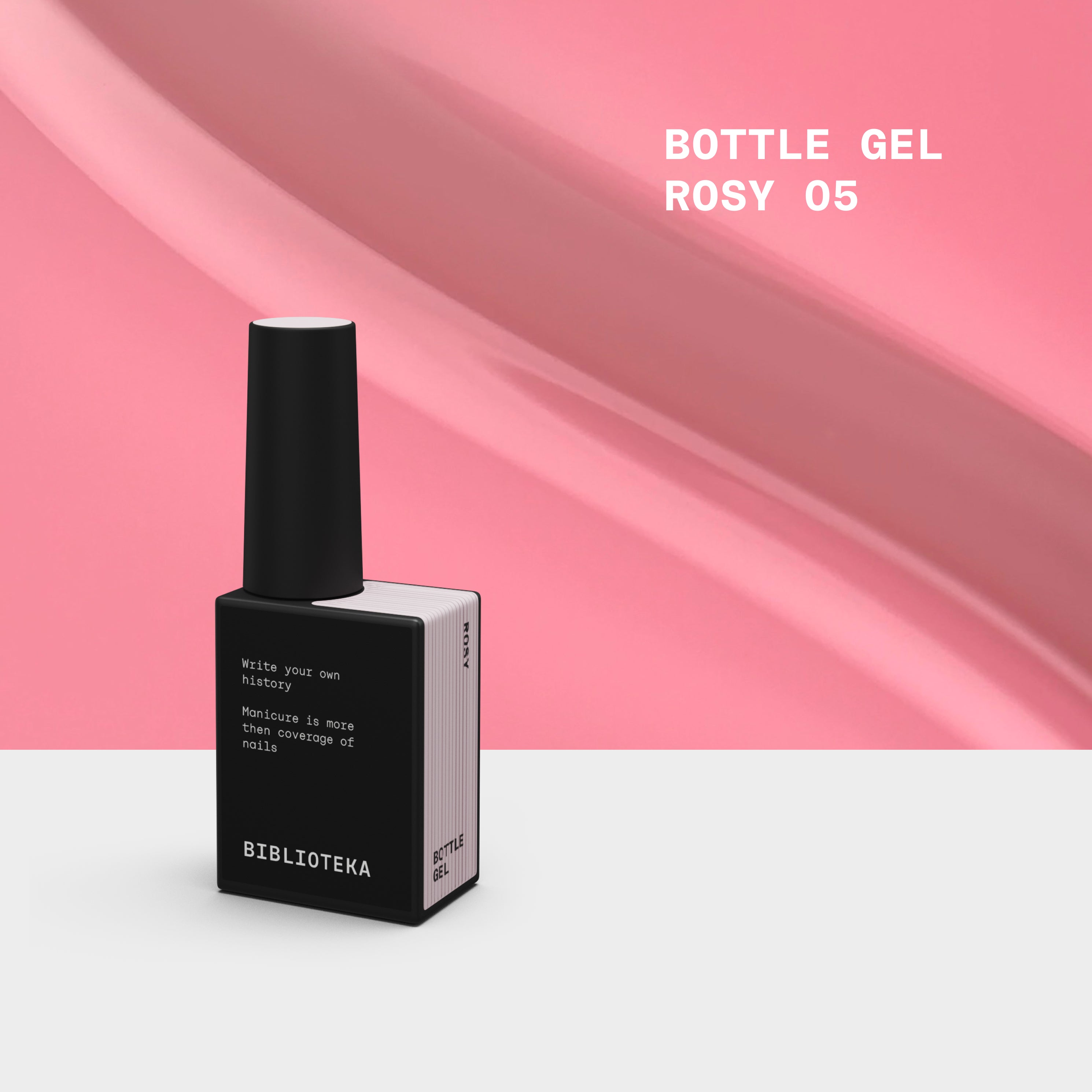 BIBLIOTEKA Bottle gel 05 Rosy, 10 ml