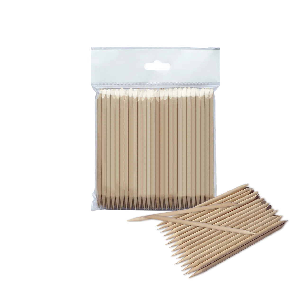 Bâtonnets de manucure en bois d'oranger 110 mm