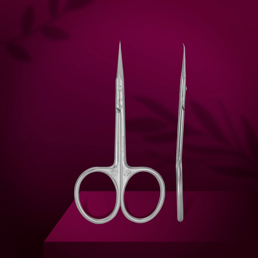 Professionelle Nagelhautschere Mit Haken EXCLUSIVE 21 Typ 2 (Magnolia)