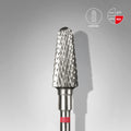 Carbide burr "Frustum" Red - EXPERT, head Ø 6 mm, working part 14 mm
