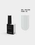 BIBLIOTEKA Gel Polish № 02 Page – White, 10 ml