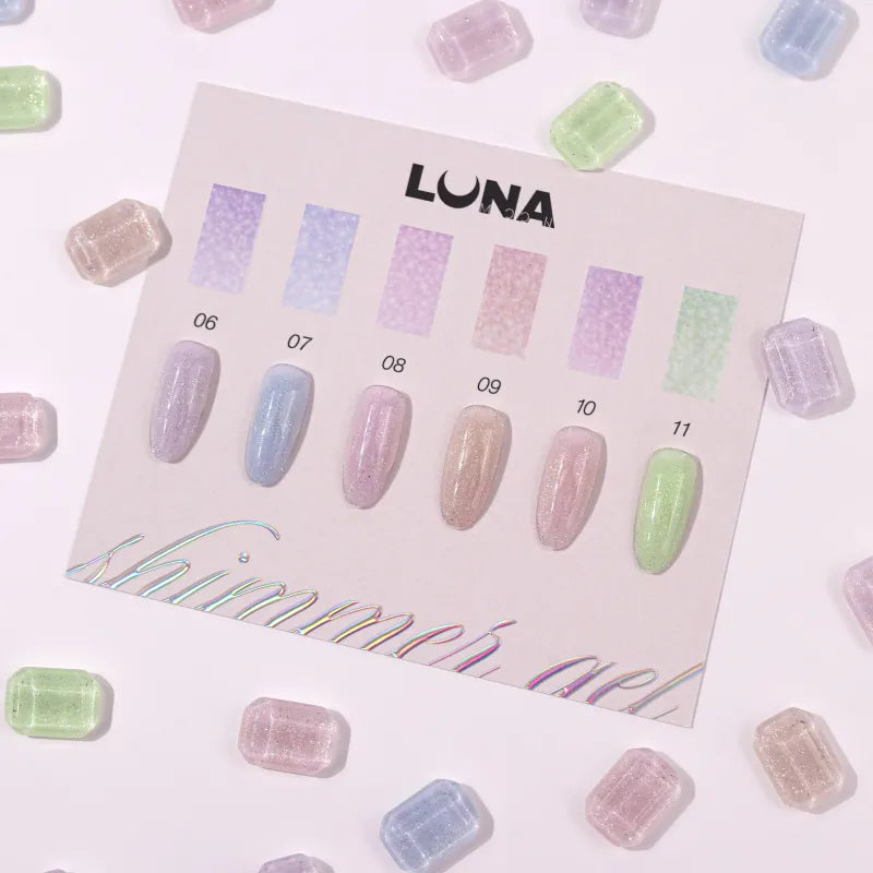 LUNAmoon Shimmer Gel Nr. 8