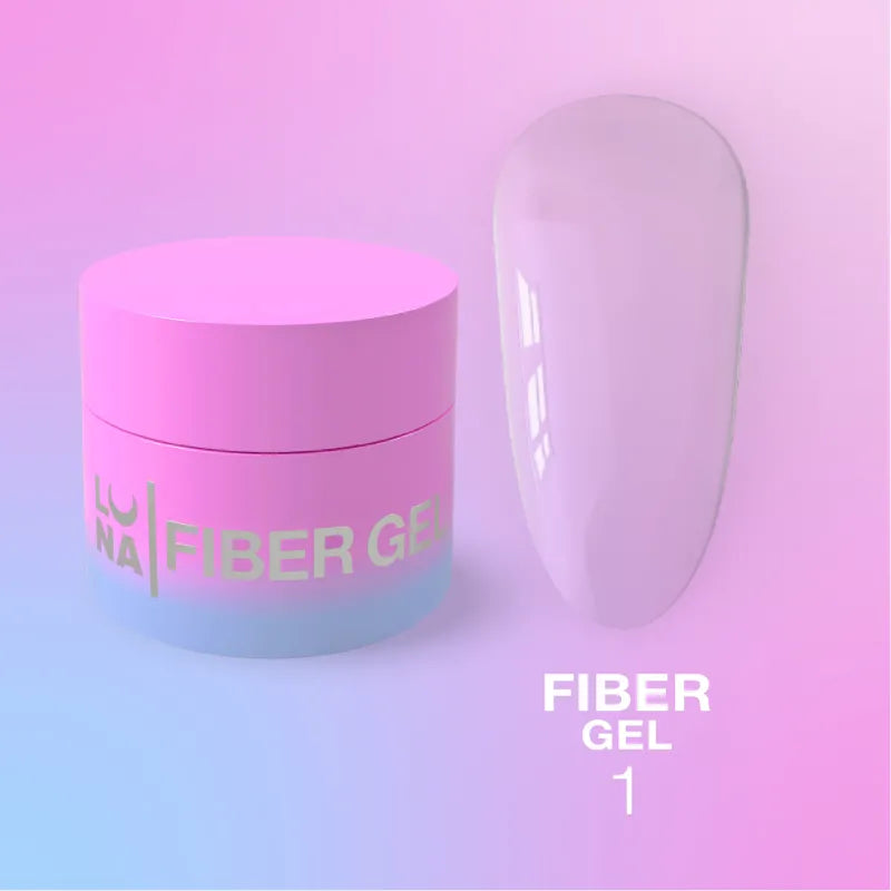 LUNAmoon Fiber Gel Nr. 1 – Reparaturgel für Risse und Verstärkung der Nägel