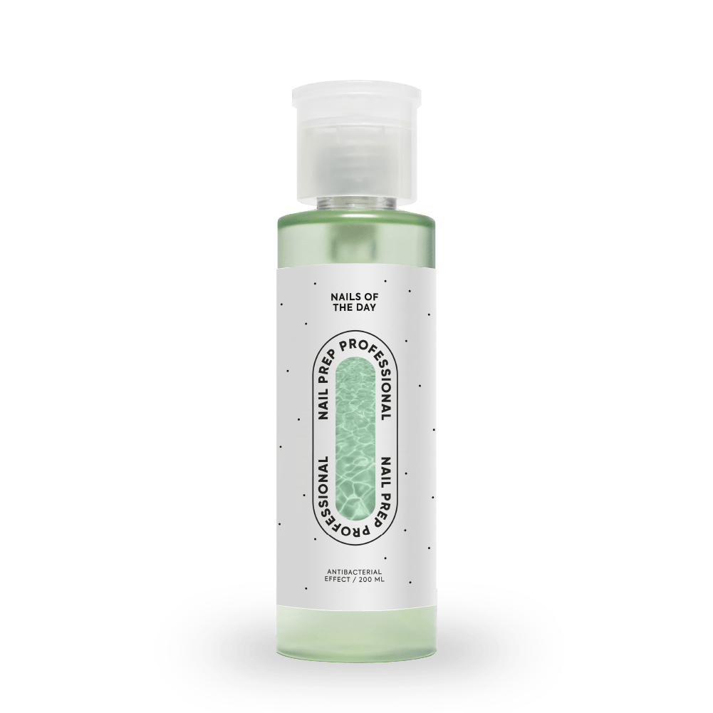 NAILSOFTHEDAY Nail Prep – professionelles Mittel zur Entfettung und Dehydration der Naturnägel mit antibakterieller und antimykotischer Wirkung.