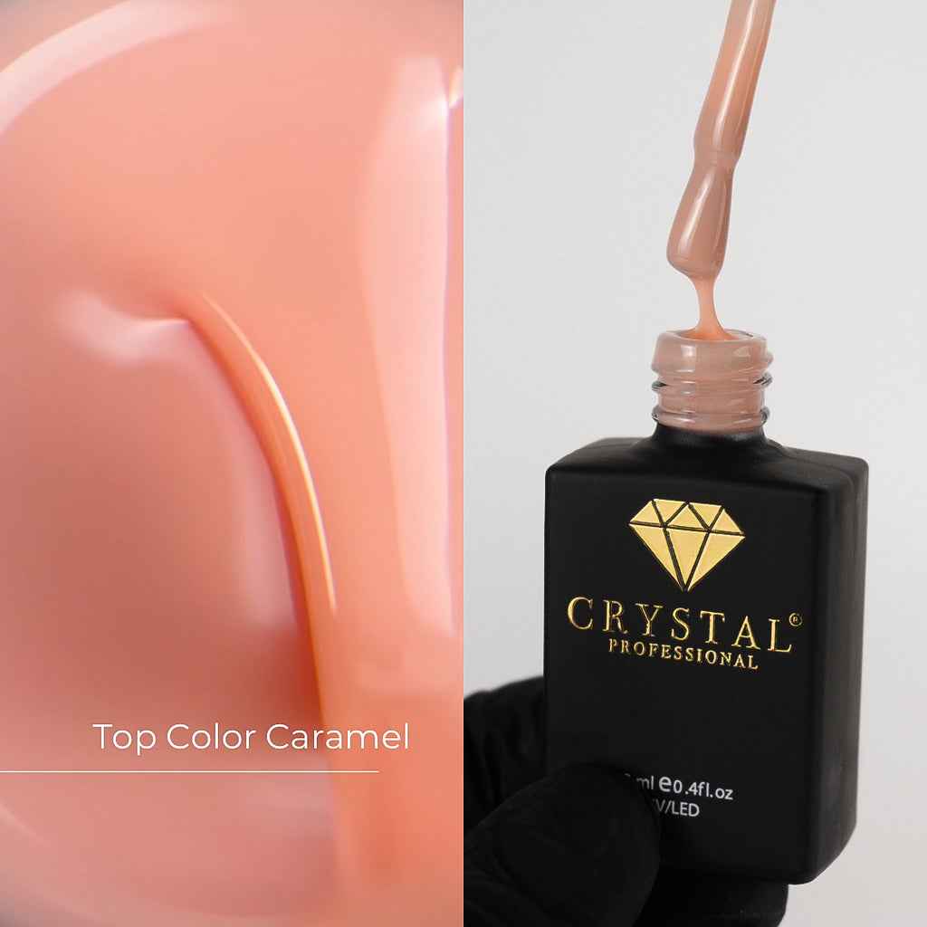 Top Caramel Crystal Professional — Camouflaging Hybrid Top UV/LED HEMA & TPO Free