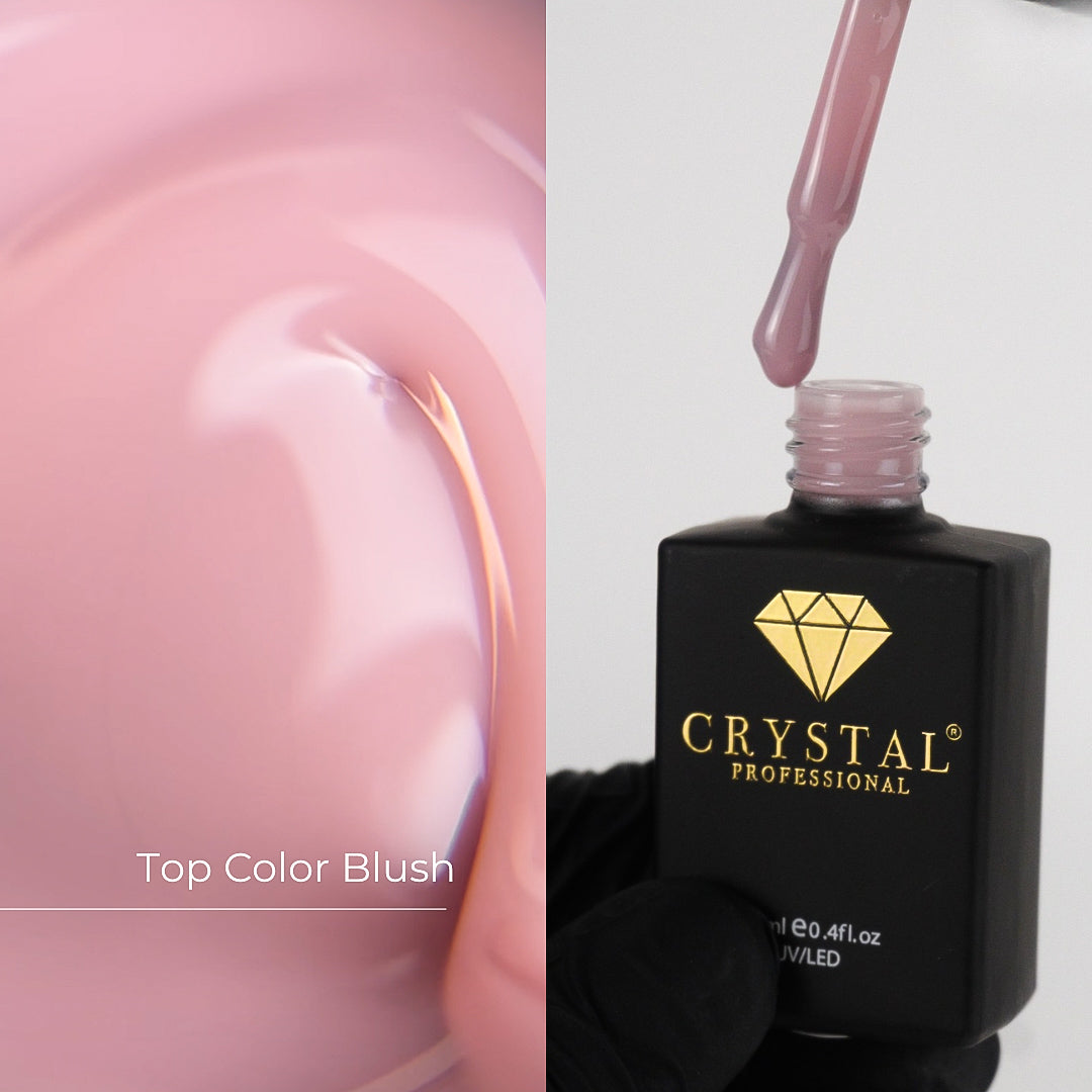 Top Blush Crystal Professional — kaschierender Hybrid-Top UV/LED HEMA- & TPO-frei