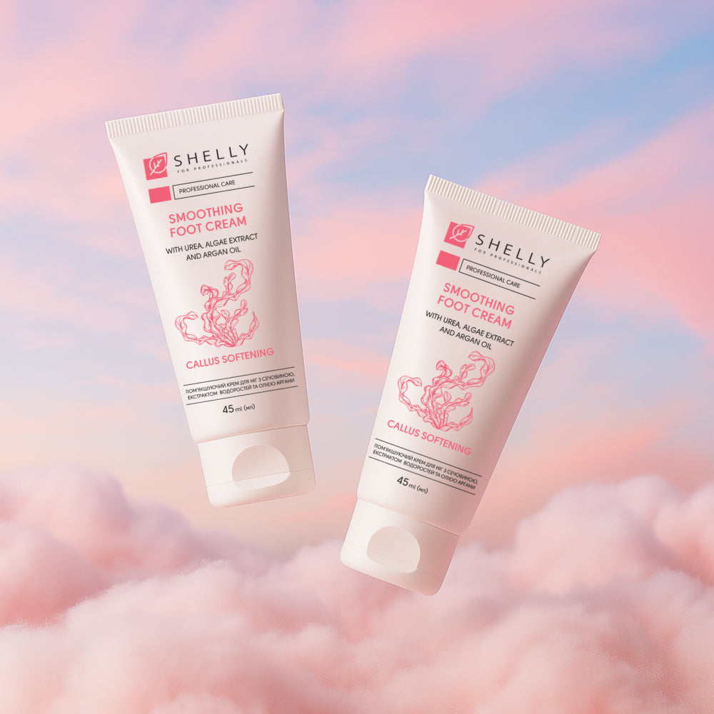 Softening Foot Cream with Urea, Algae Extract, and Argan Oil Shelly.